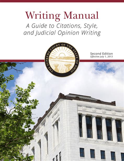 supreme court of ohio writing manual
